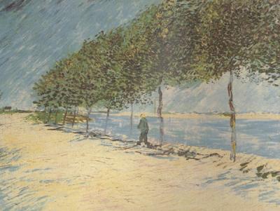 Vincent Van Gogh Wald along the Banks of the Seine near Asnieres (nn04)